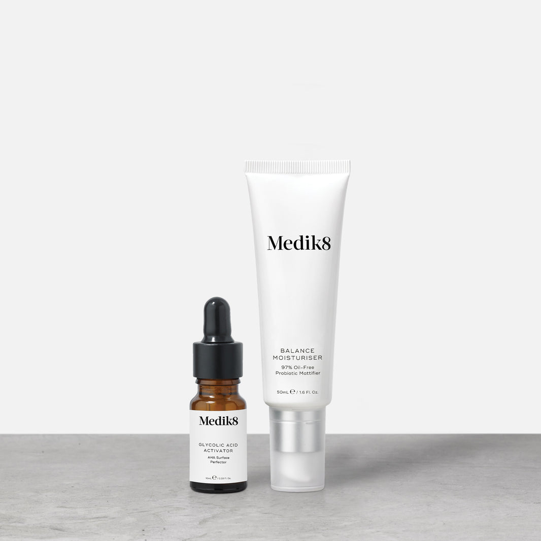 Medik8 Balance Moisturiser  & Glycolic Acid Activator